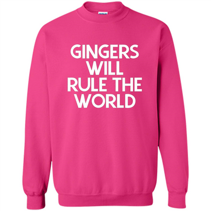 Gingers Will Rule The World T-shirt Heliconia