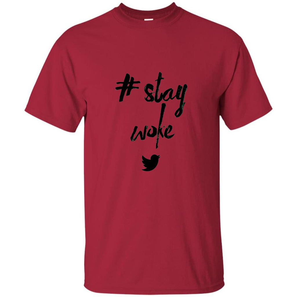Black Lives Matter T-Shirt Stay Woke Cardinal