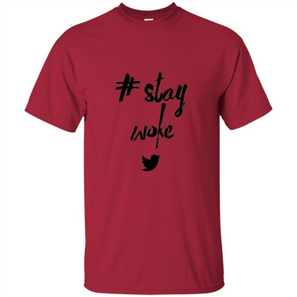 Black Lives Matter T-Shirt Stay Woke Cardinal