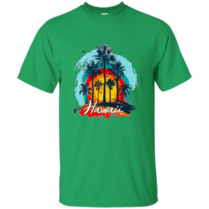 Summer T-shirt Hawaiian Islands Aloha T-Shirt