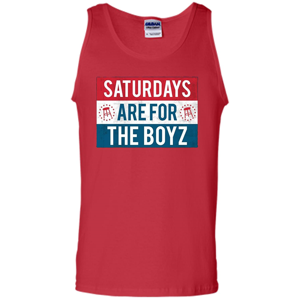 Saturdays Are For The Boyz T-shirt Red