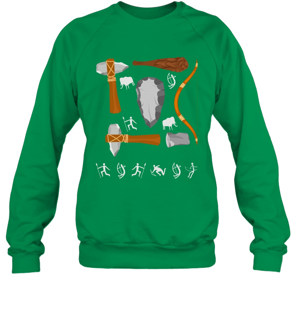 Bow And Arrows Hammer And Stone Shirt Sweatshirt Sweatshirt Irish Green