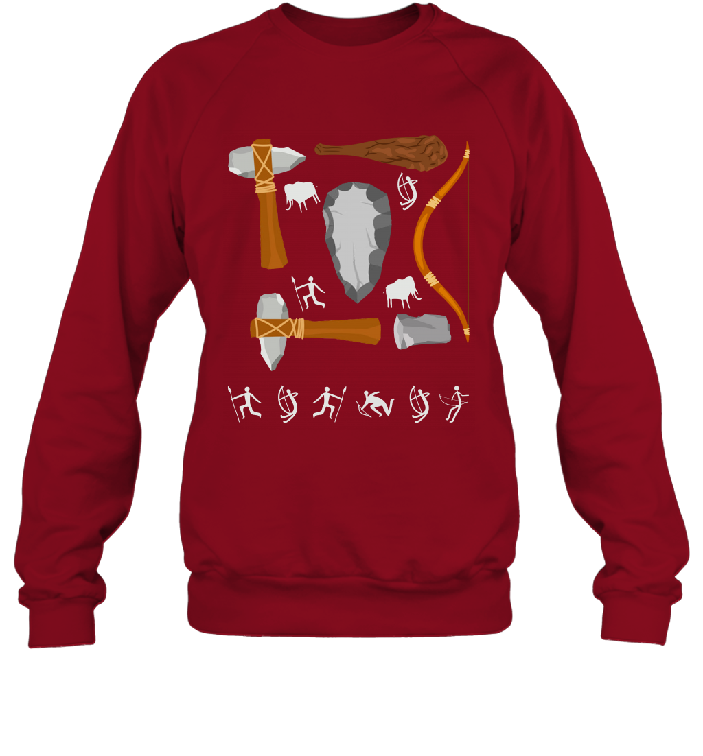 Bow And Arrows Hammer And Stone Shirt Sweatshirt Sweatshirt Cardinal Red