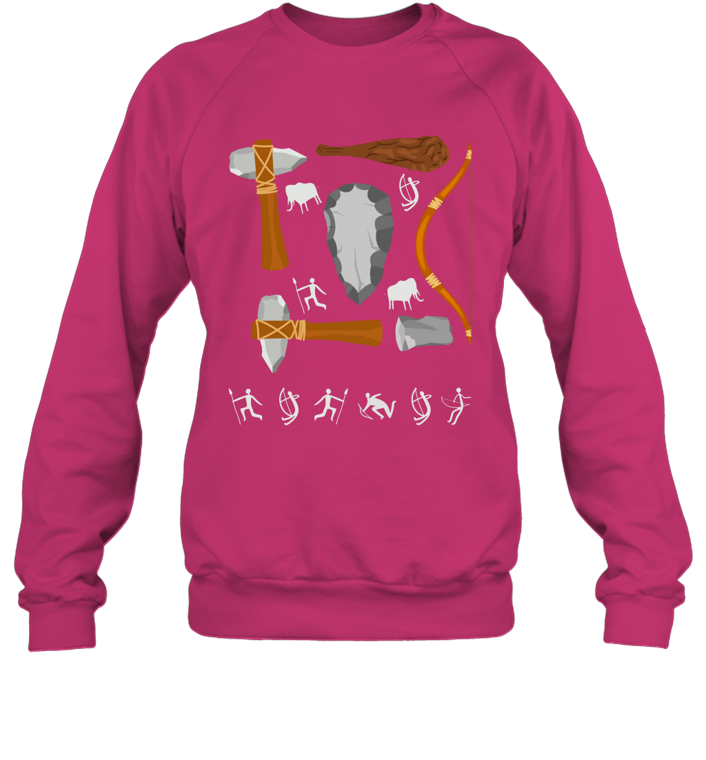 Bow And Arrows Hammer And Stone Shirt Sweatshirt Sweatshirt Heliconia