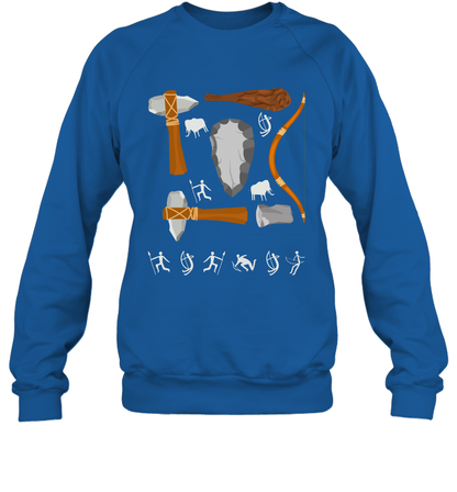 Bow And Arrows Hammer And Stone Shirt Sweatshirt Sweatshirt Royal