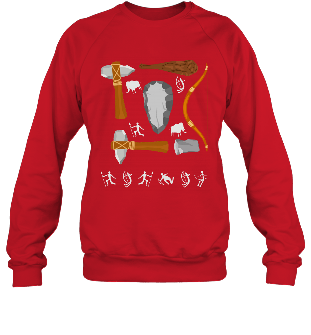 Bow And Arrows Hammer And Stone Shirt Sweatshirt Sweatshirt Red