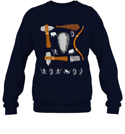 Bow And Arrows Hammer And Stone Shirt Sweatshirt Sweatshirt Navy