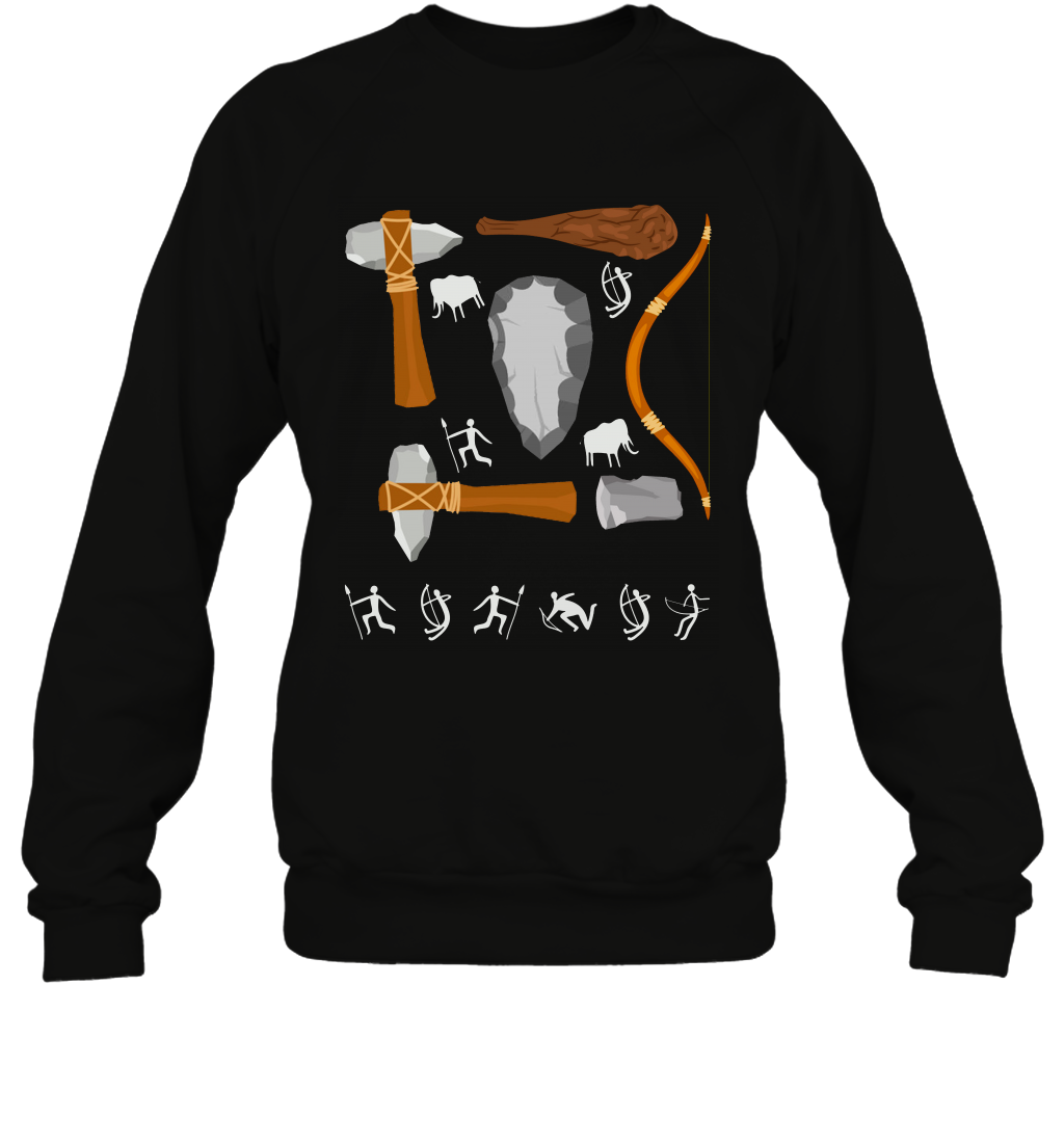 Bow And Arrows Hammer And Stone Shirt Sweatshirt Sweatshirt Black