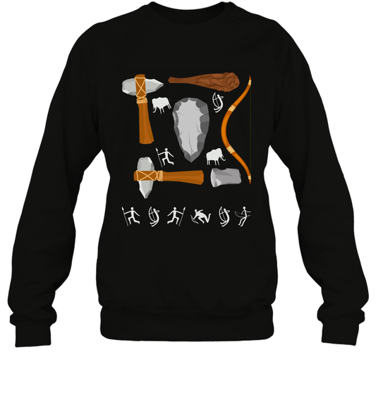 Bow And Arrows Hammer And Stone Shirt Sweatshirt Sweatshirt Black