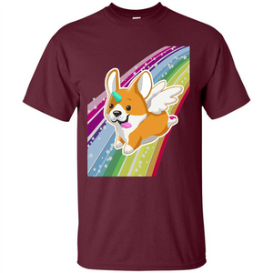 Rainbow Unicorg Corgi Lover T-shirt