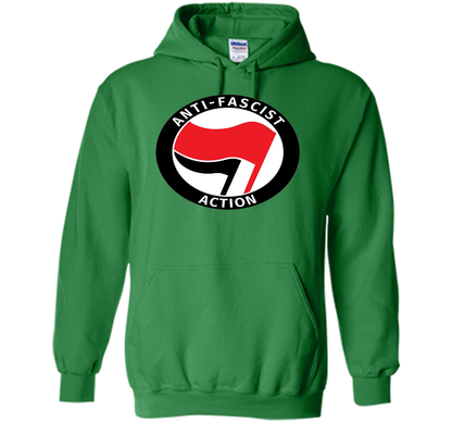 Antifa Logo Antifa Flag Anti Fascist T-shirt Irish Green