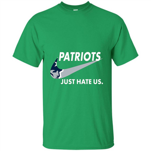 American Football T-shirt Just Hate Us