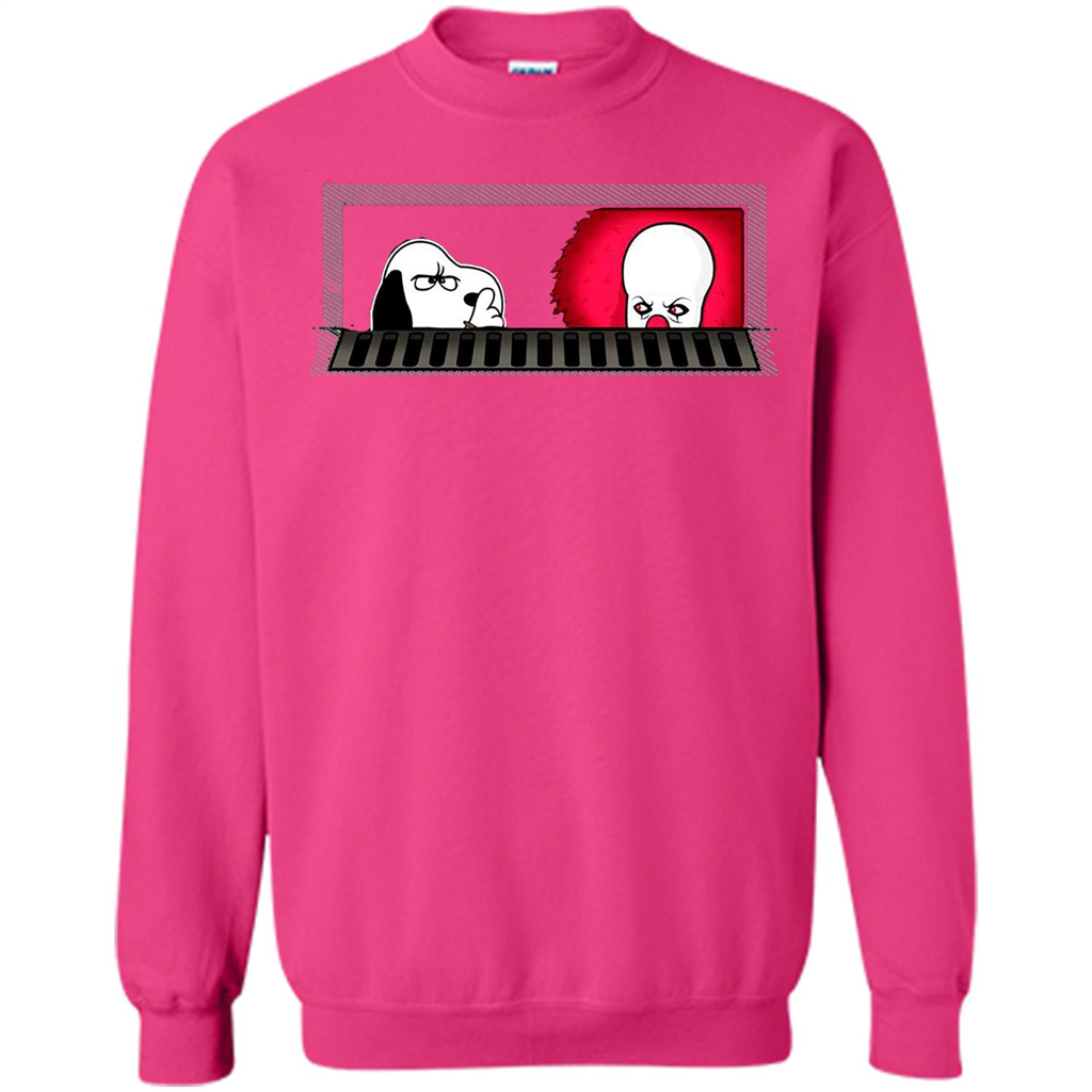Movie T-shirt Snoopy Vs It T-shirt Heliconia