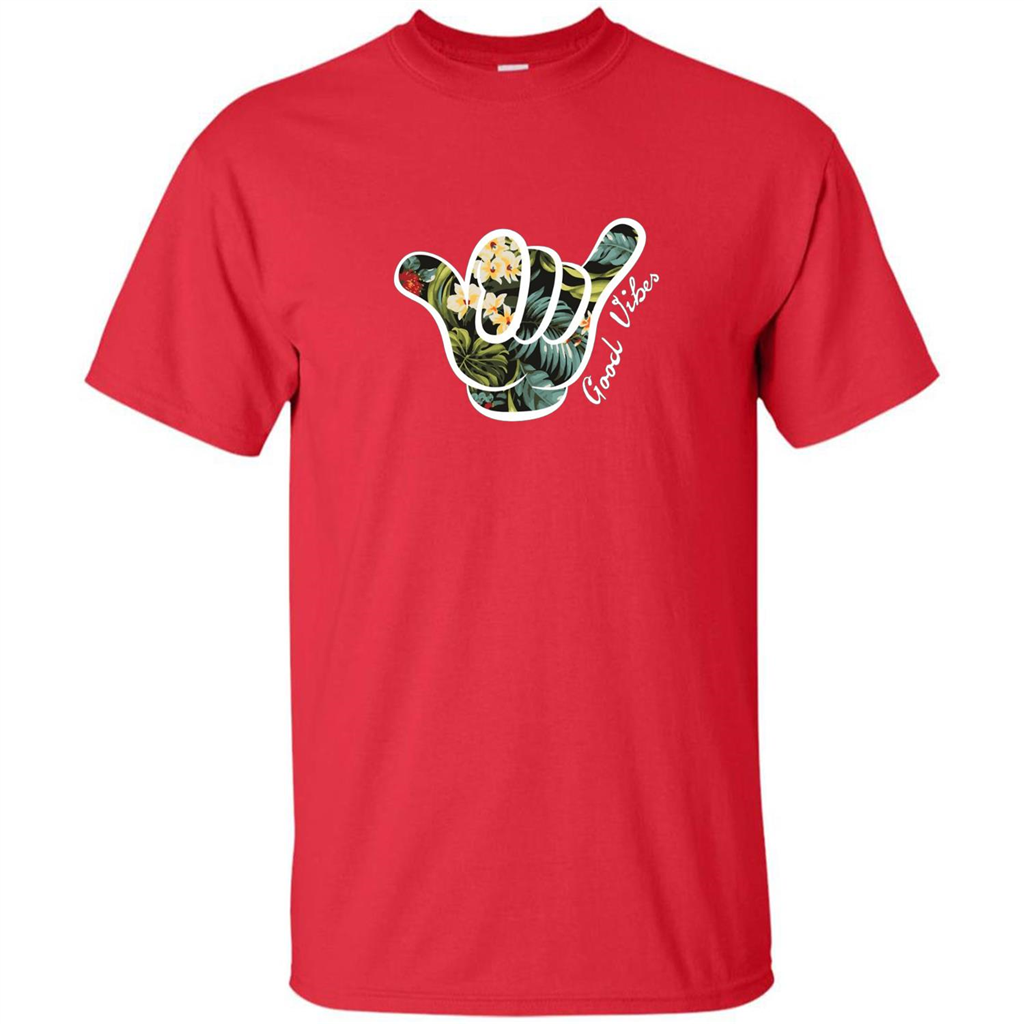 Shaka Good Vibes T-shirt Red