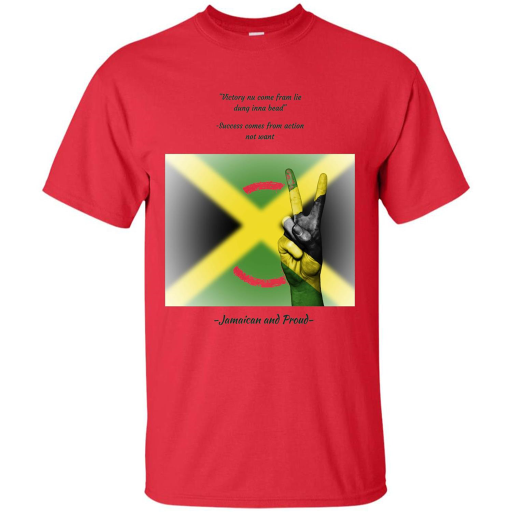 Jamaican Pride T-shirt Jamaican And Proud Red