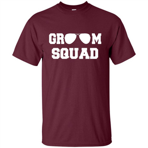 Cool Groom Squad T-Shirt Wedding Party Gift Shirt