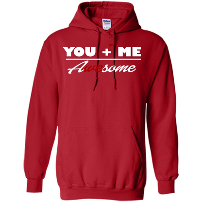Love T-shirt You and Me Awesome Red