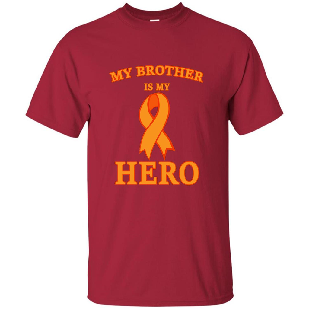 Cancer Awareness T-shirt My Brother Is My Hero Cardinal
