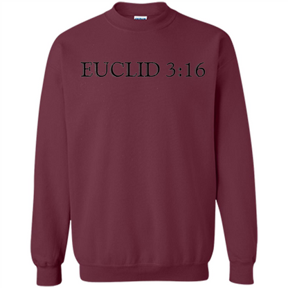 Euclid 3:16 T-shirt Maroon