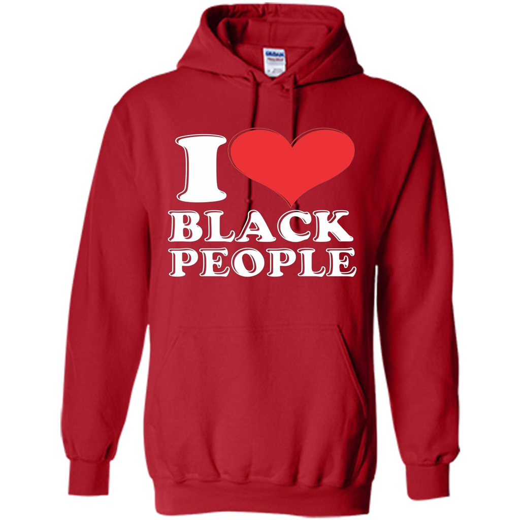 I love black People T-shirt Black is Beautiful Black Pride Red