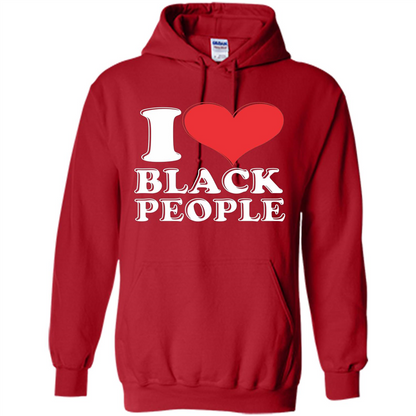 I love black People T-shirt Black is Beautiful Black Pride Red