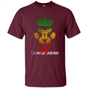 Lion Of Judah Rasta Reggae Roots T-shirt