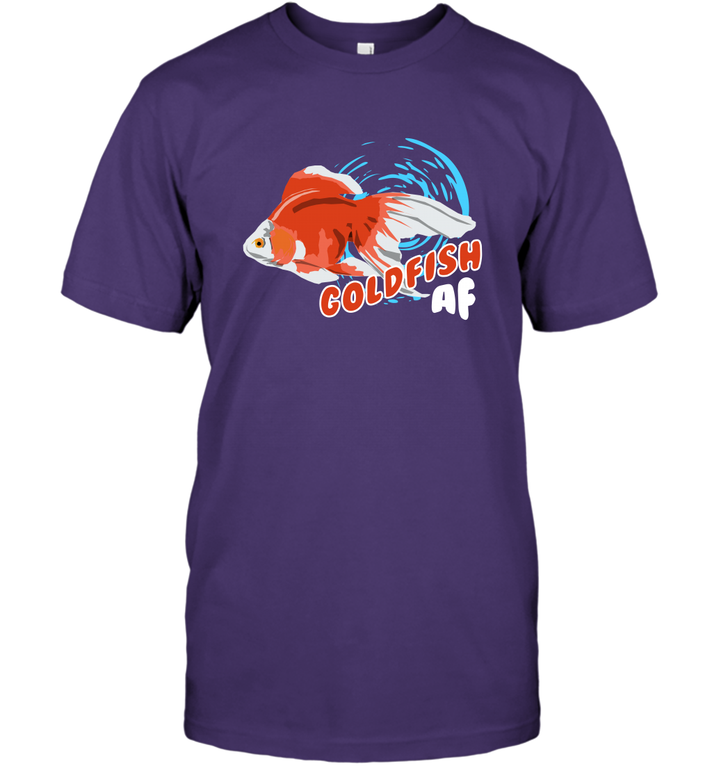Goldfish AF Fish Shirt T-Shirt T-Shirt Purple