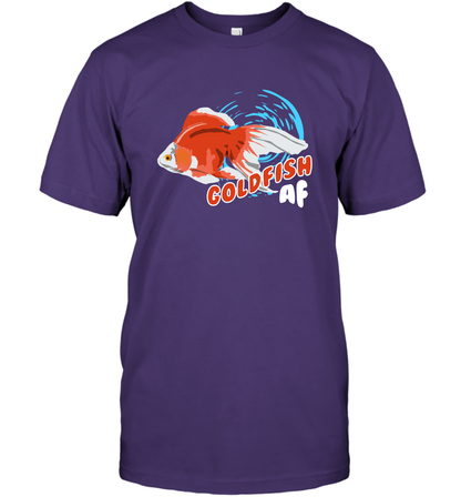 Goldfish AF Fish Shirt T-Shirt T-Shirt Purple
