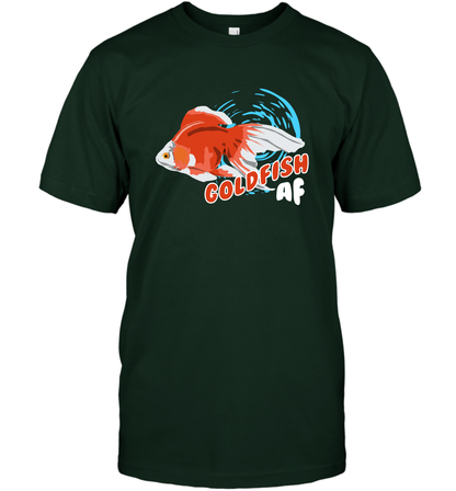 Goldfish AF Fish Shirt T-Shirt T-Shirt Forest Green