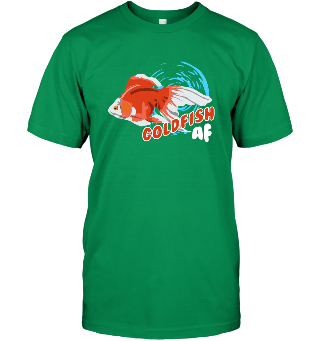 Goldfish AF Fish Shirt T-Shirt T-Shirt Irish Green