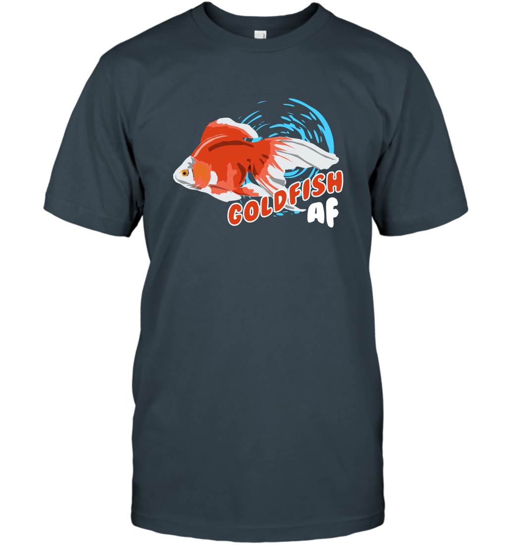 Goldfish AF Fish Shirt T-Shirt T-Shirt Charcoal