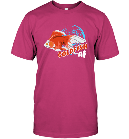 Goldfish AF Fish Shirt T-Shirt T-Shirt Heliconia