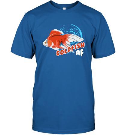 Goldfish AF Fish Shirt T-Shirt T-Shirt Royal