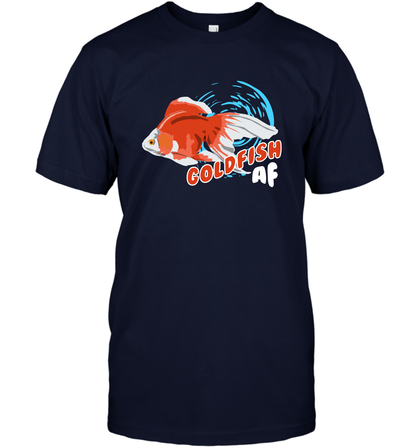 Goldfish AF Fish Shirt T-Shirt T-Shirt Navy