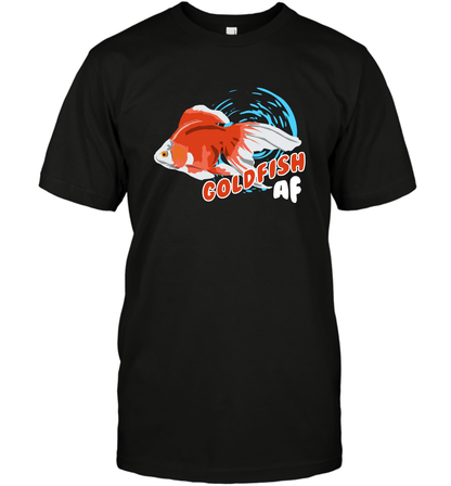 Goldfish AF Fish Shirt T-Shirt T-Shirt Black