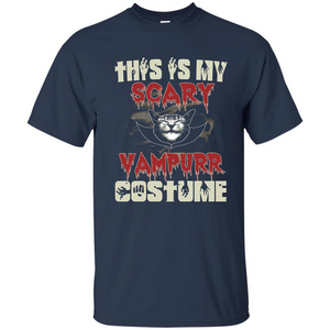 Halloween T-shirt This Is My Vampurr Costume T-Shirt