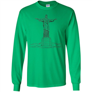Christ The Redeemer Statue In Rio De Janeiro Brasil T-shirt