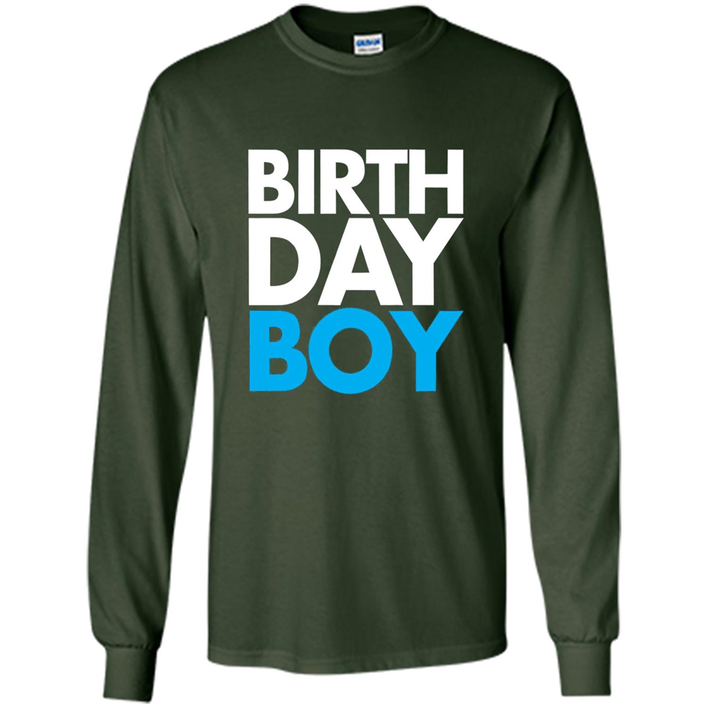 Birth Day Boy T-shirt Forest Green