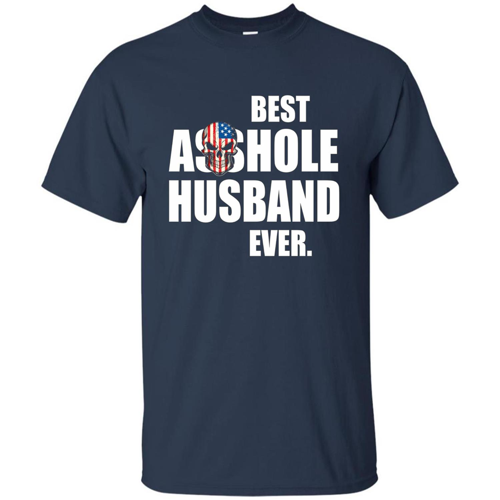 Best Asshole Husband Ever T-shirt Navy