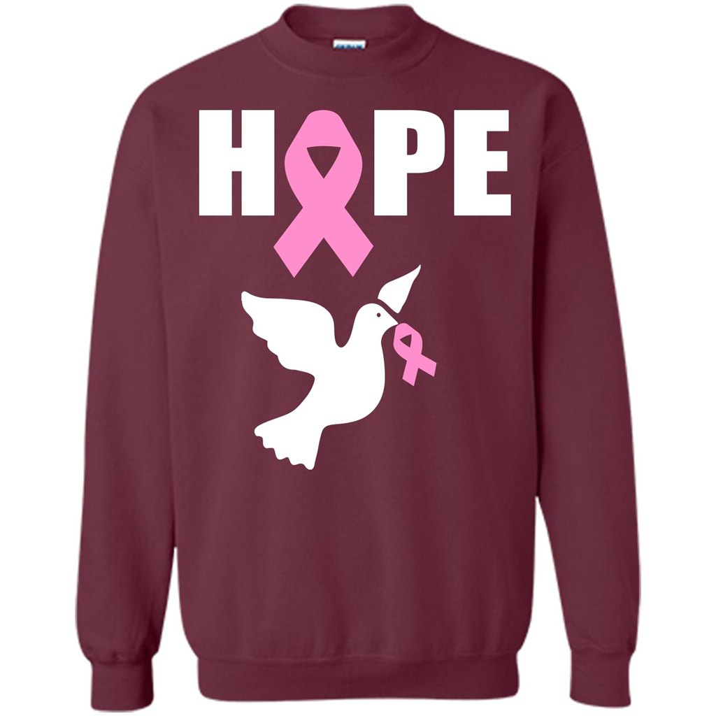Cancer Awareness T-shirt Hope T-shirt Maroon