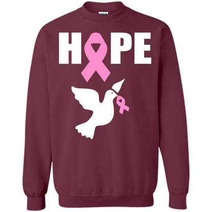 Cancer Awareness T-shirt Hope T-shirt Maroon