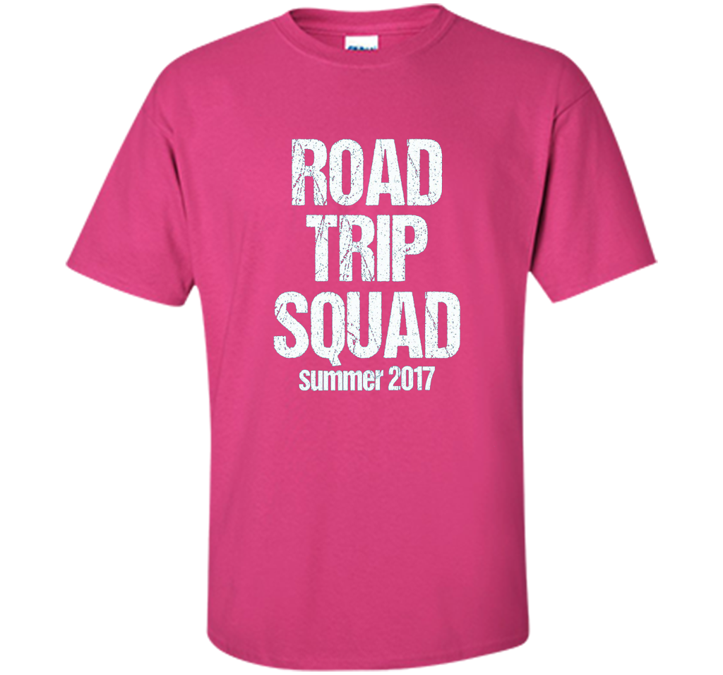 Road Trip Squad - Funny Summer Vacation T-Shirt shirt Heliconia
