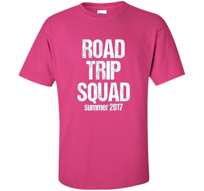 Road Trip Squad - Funny Summer Vacation T-Shirt shirt Heliconia