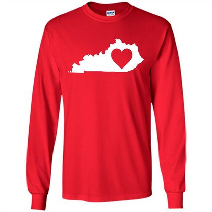 Kentucky Love T-Shirt Kentucky State T-shirt Red