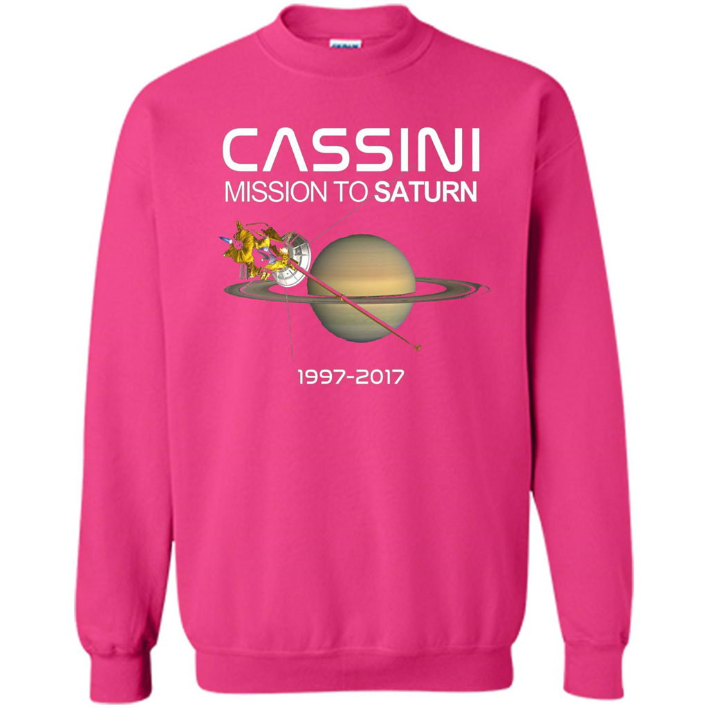 Cassini Mission to Saturn Space T-Shirt Heliconia