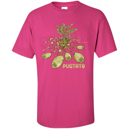 Pug Lover T-shirt Pug Potato Pugtato Heliconia