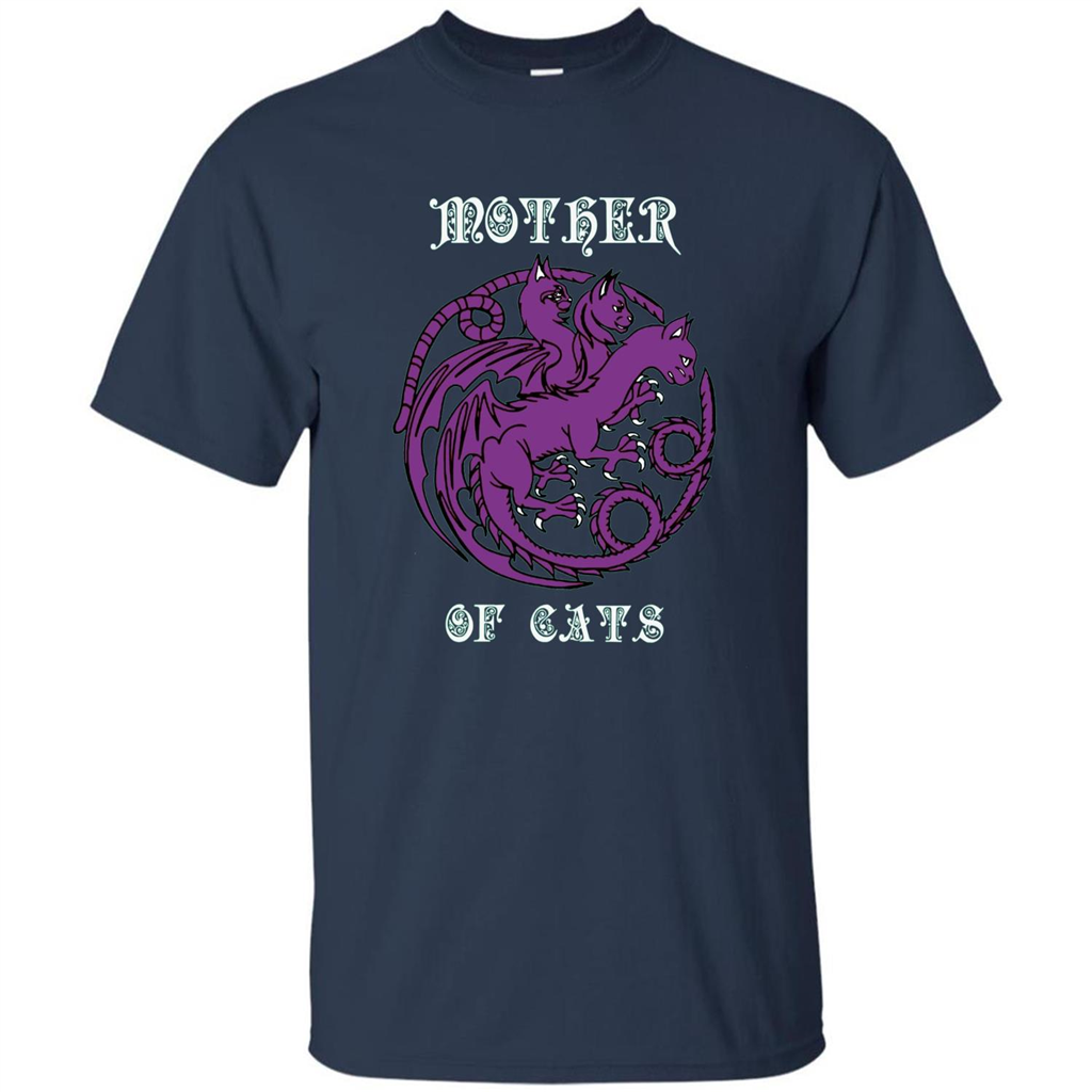 Mother Of Cats T-shirt Navy