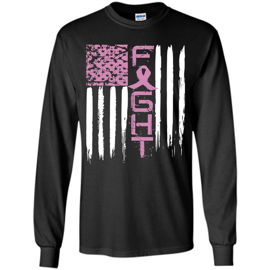 Breast Cancer Awareness T-shirt Pink Fight Black