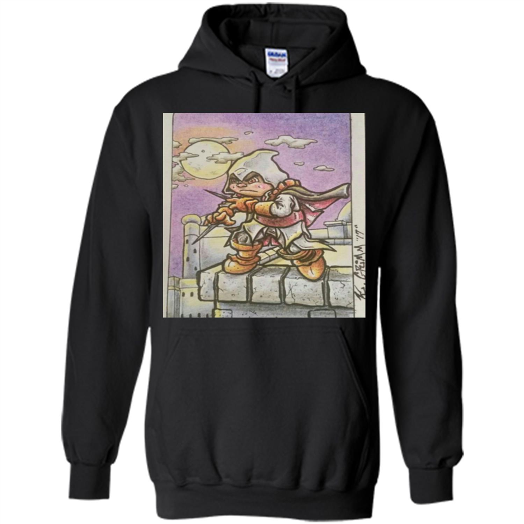Assassin - Walk Under A Full Moon's Light T-Shirt Black