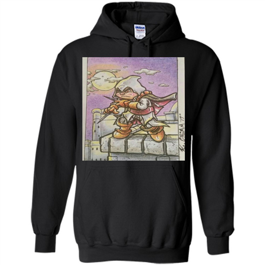 Assassin - Walk Under A Full Moon's Light T-Shirt Black